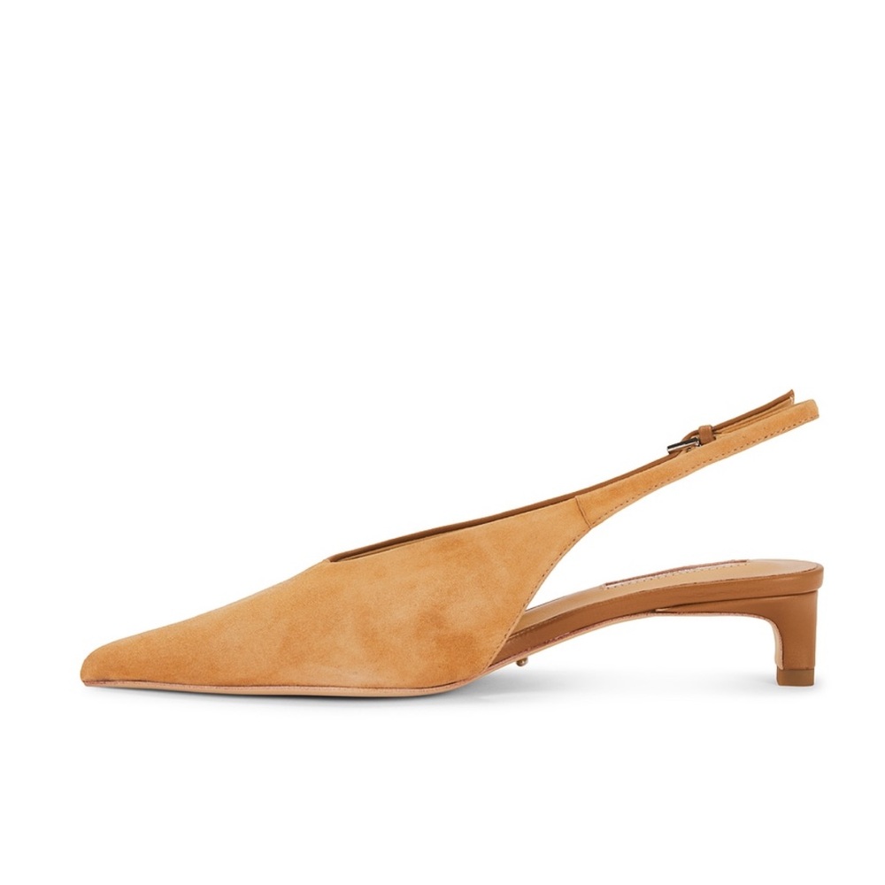 Tony Bianco Tan Slingback Women's Shoes - Picture 3 of 9